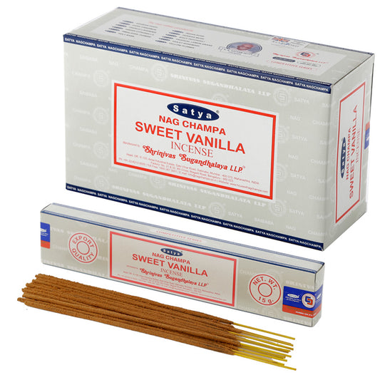 Satya Nag Champa Sweet Vanilla Incense