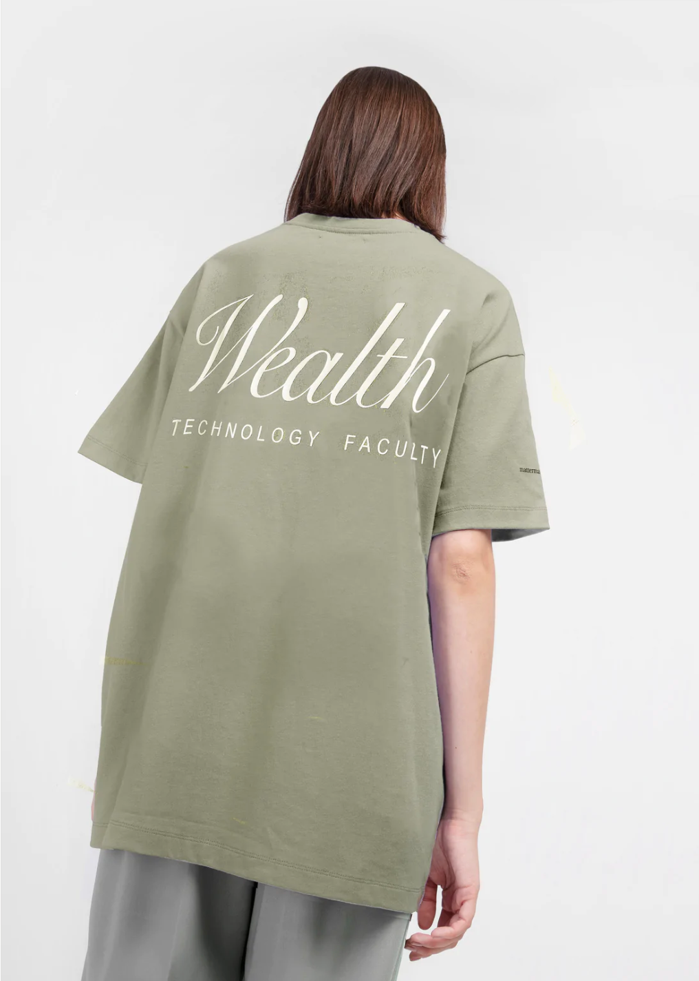 Matter Matters Wealth Long Tee (Khaki)