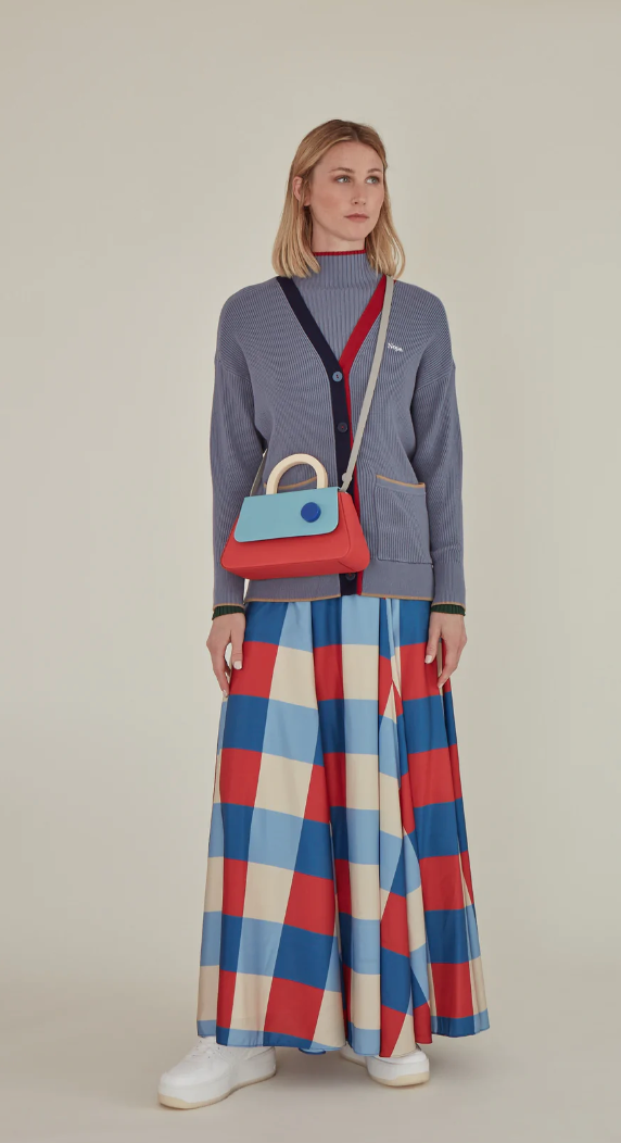 Matter Matters 'Nope' / V-Neck Knit Cardigan • Stale Blue
