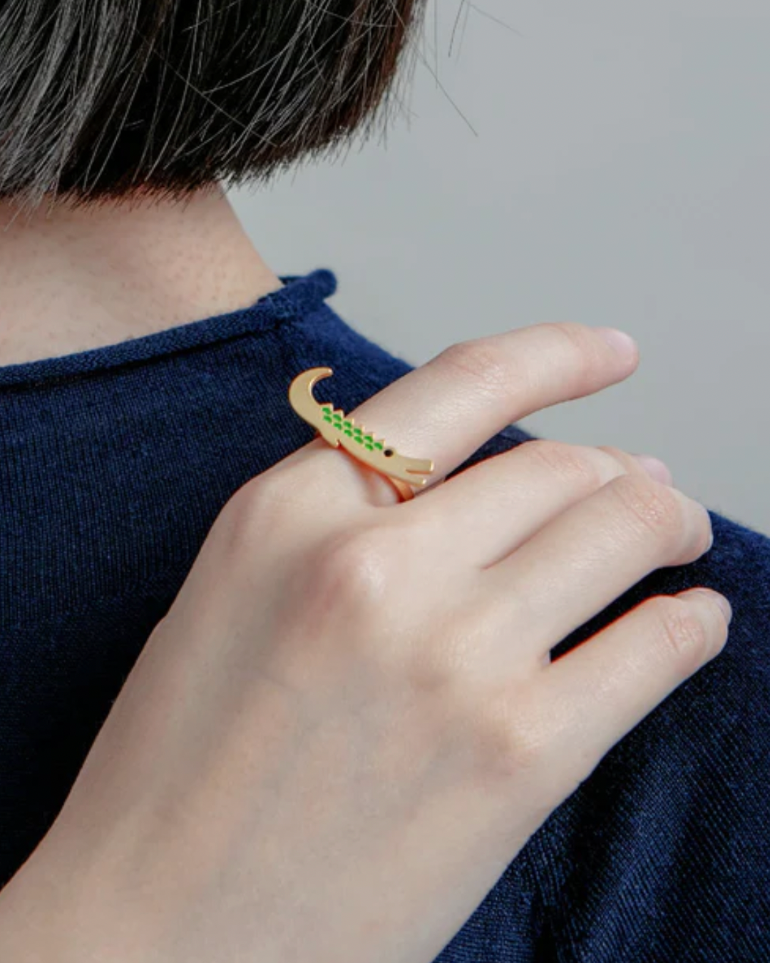 Matter Matters Crocodile Brother Ring