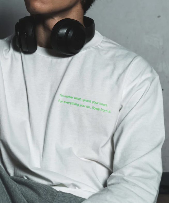 Aly Good Vibes - "ALY X B-BOY THINK" LONG SLEEVE TEE