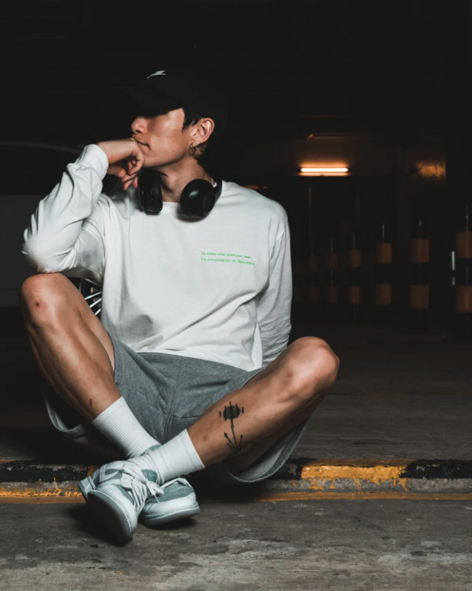 Aly Good Vibes - "ALY X B-BOY THINK" LONG SLEEVE TEE