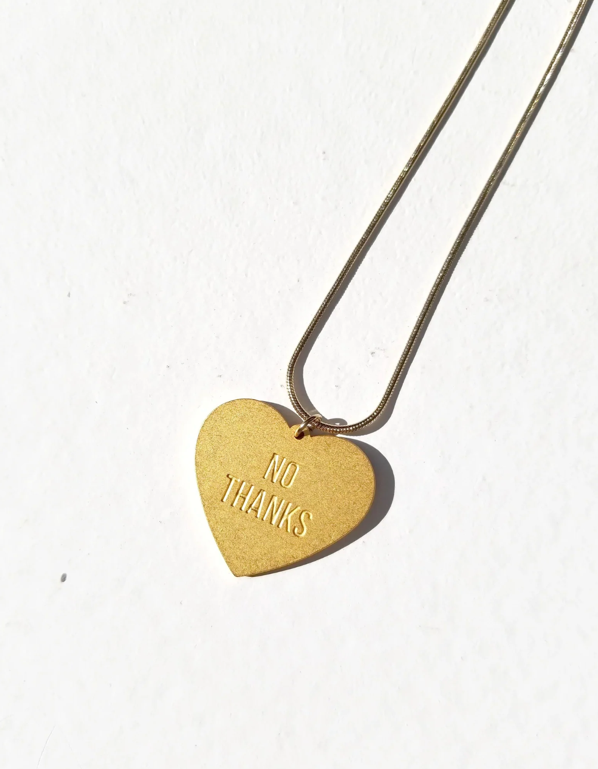 Matter Matters Fuck Yes Ball Chain Necklace • Cream / Reversible
