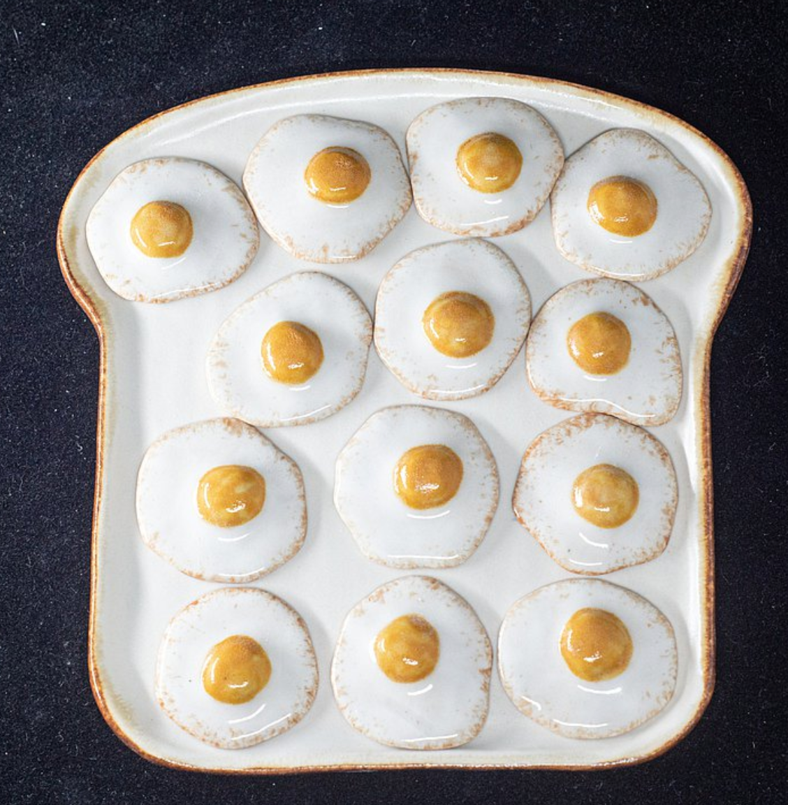 陶作丁 - 吐司小碟 | Pottery Ding - Pottery Small Toast Plate