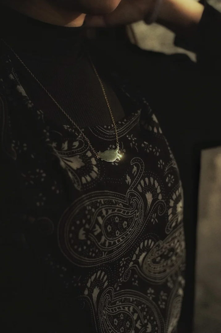 Youarebeloved - 單身肥美喵喵 鍍16K金銅鏈