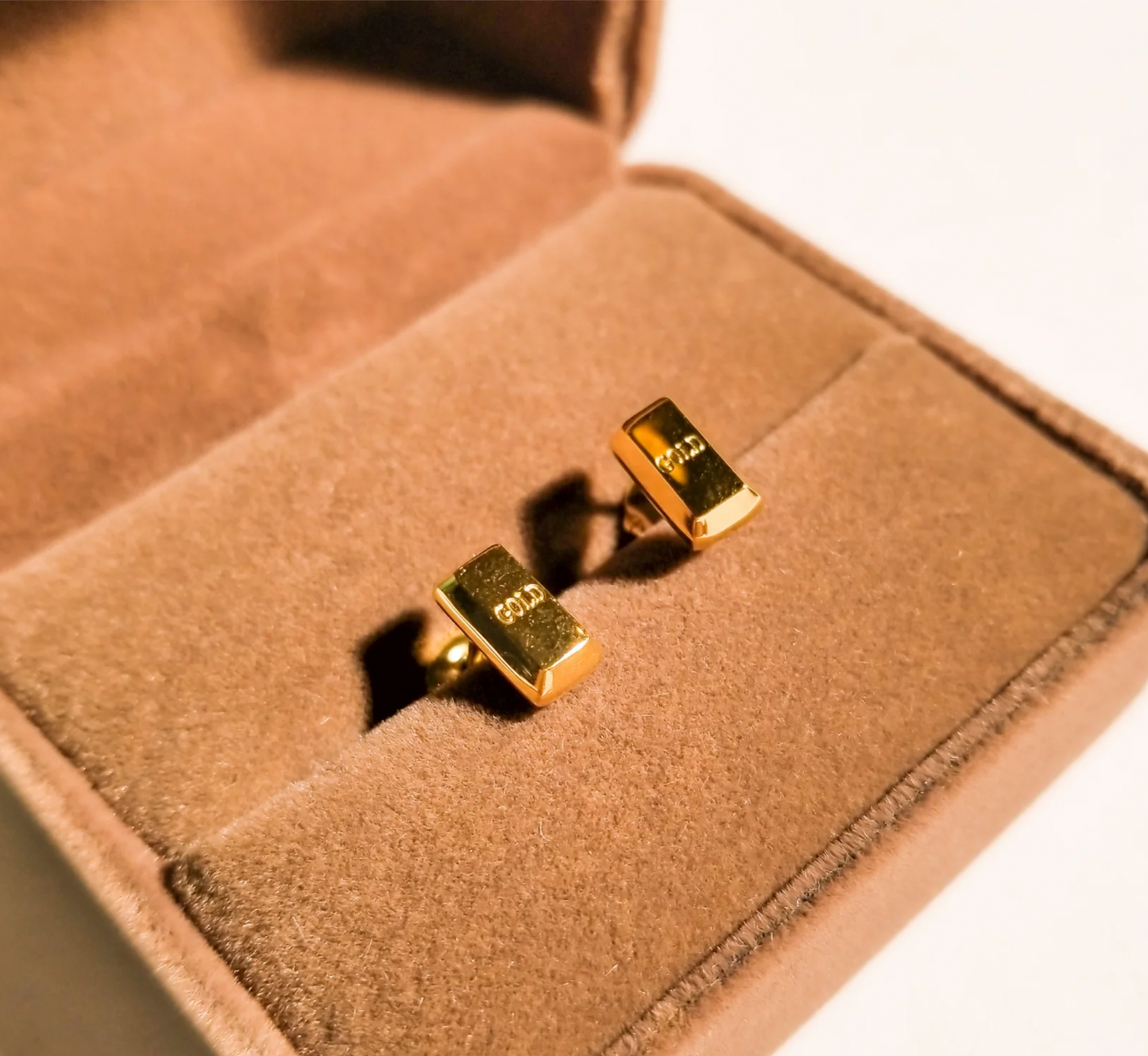 Matter Matters Mini Gold Bar Studs