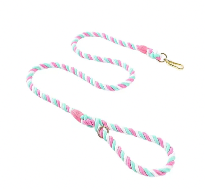 Pawsome Pets - Rope Leash (Cotton Candy)