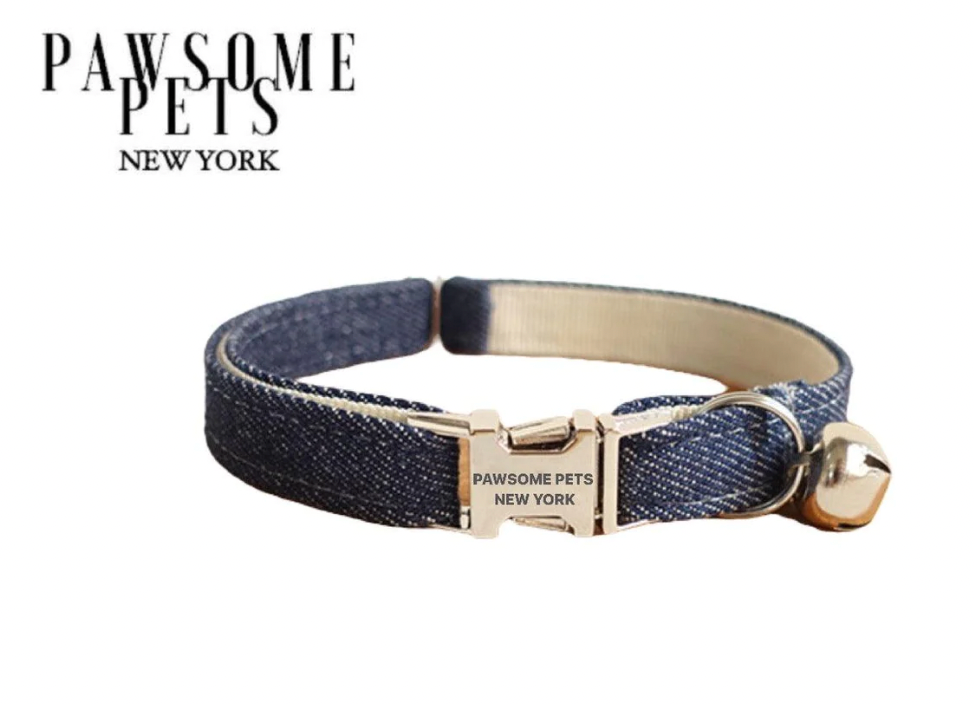 Pawsome Pets - Collar (Dark Blue Jeans)