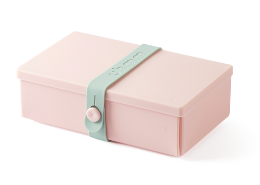 丹麥製 Uhmm 可重用食物盒 | Made in Denmark Uhmm No. 01 Delicate Pink Box/Morning Mist Strap