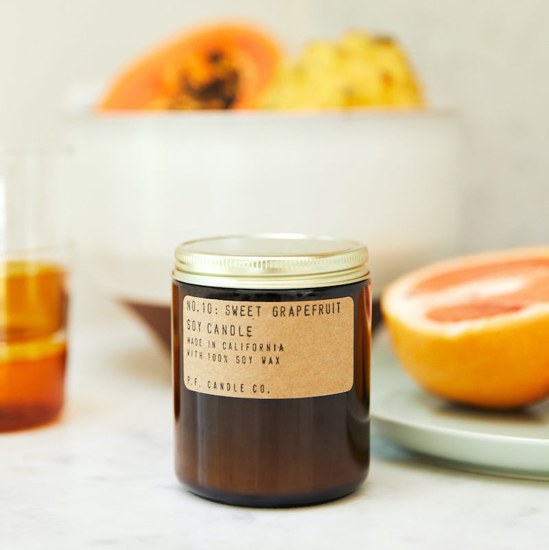 P.F Candle No.10 Sweet Grapefruit– 7.2 oz Soy Candle