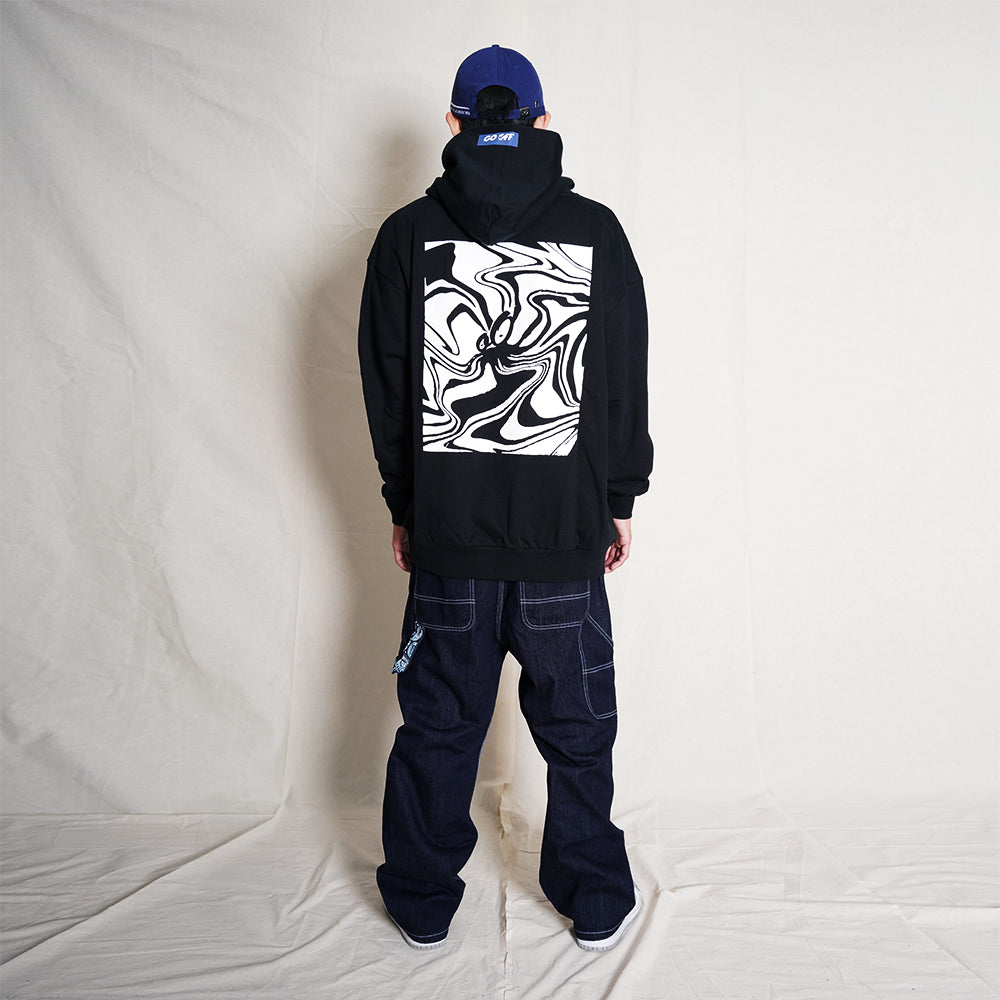 GO OFF TWIST RECORDS HOODIES (BLACK)