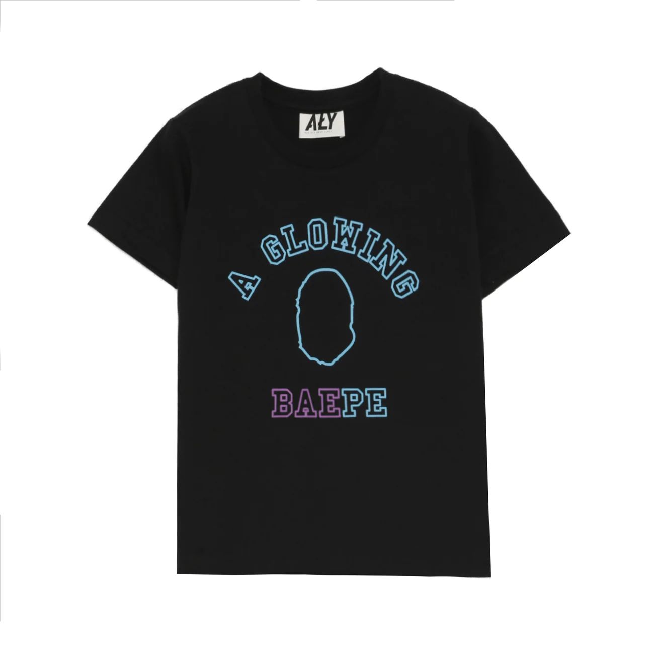 Aly Good Vibes - A Glowing Baepe Tee (Black)