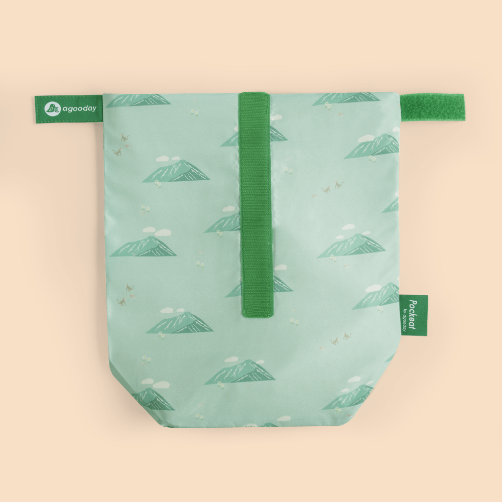 好日子 Pockeat 食物袋 (玉山) | Agooday Reusable Food Storage Bag (Mountains)