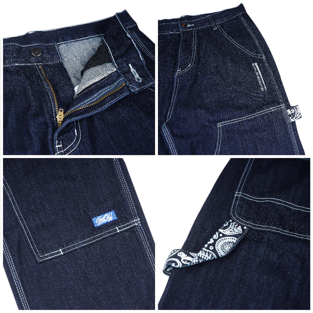 GO OFF DOUBLE FRONT WORK JEANS