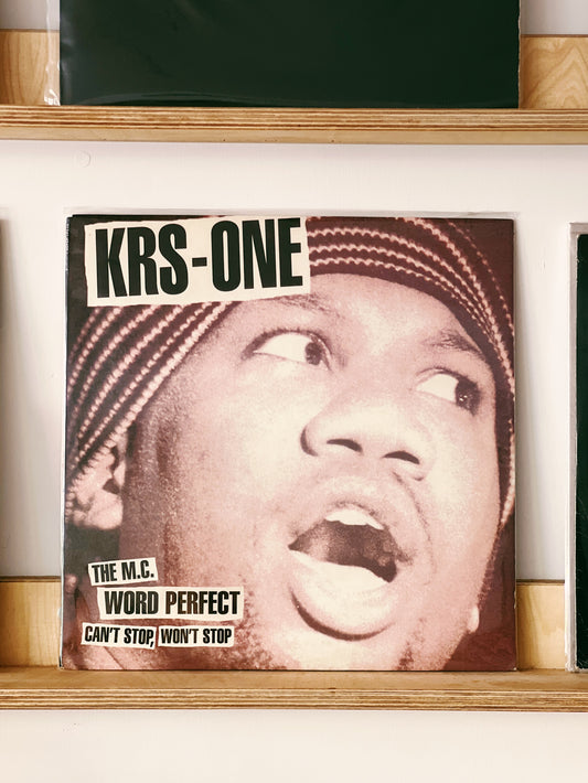KRS-One – Can't Stop, Won't Stop / The MC / Word Perfect