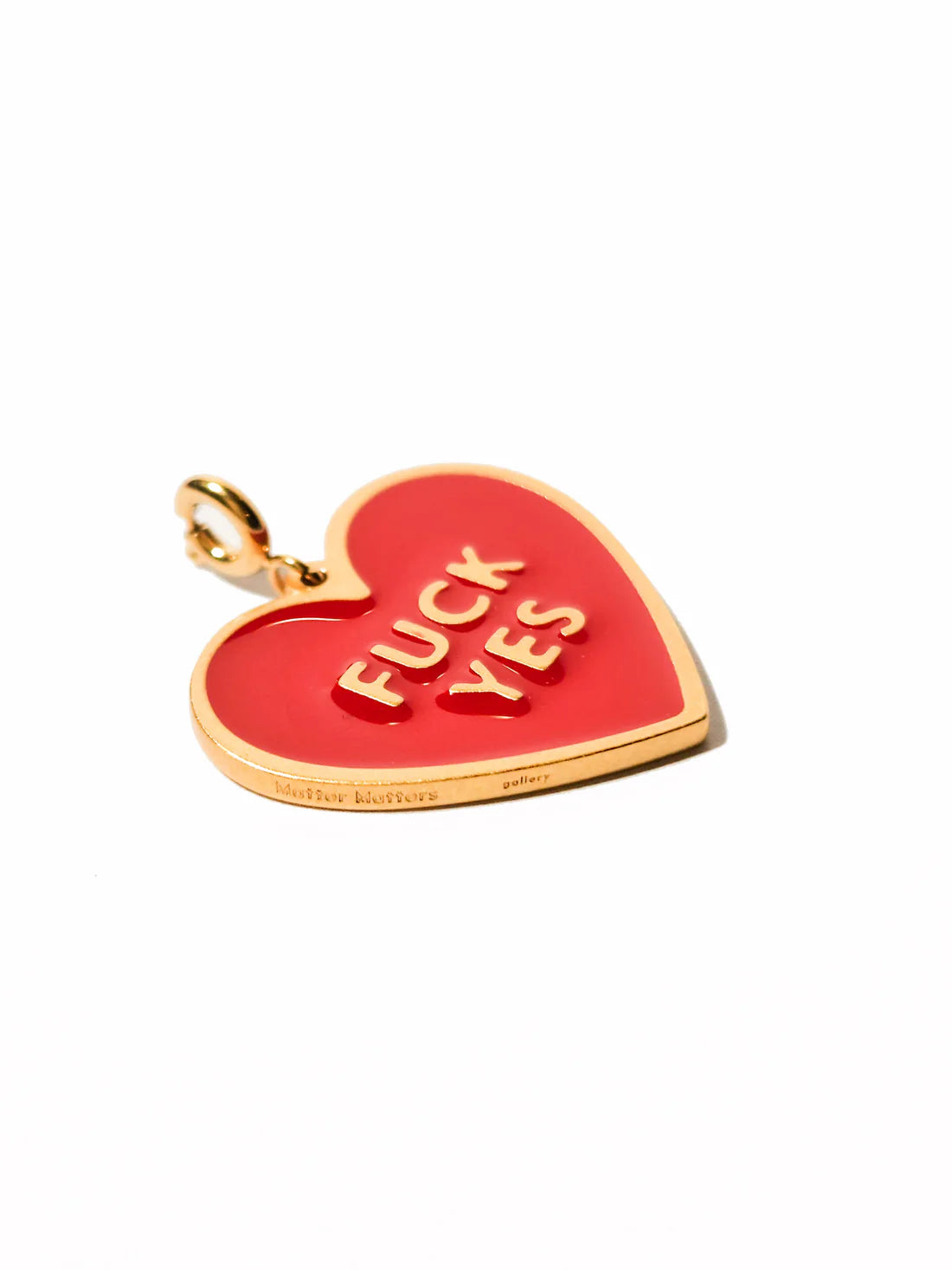 Matter Matters Fuck Yes Pendant • Red / Reversible