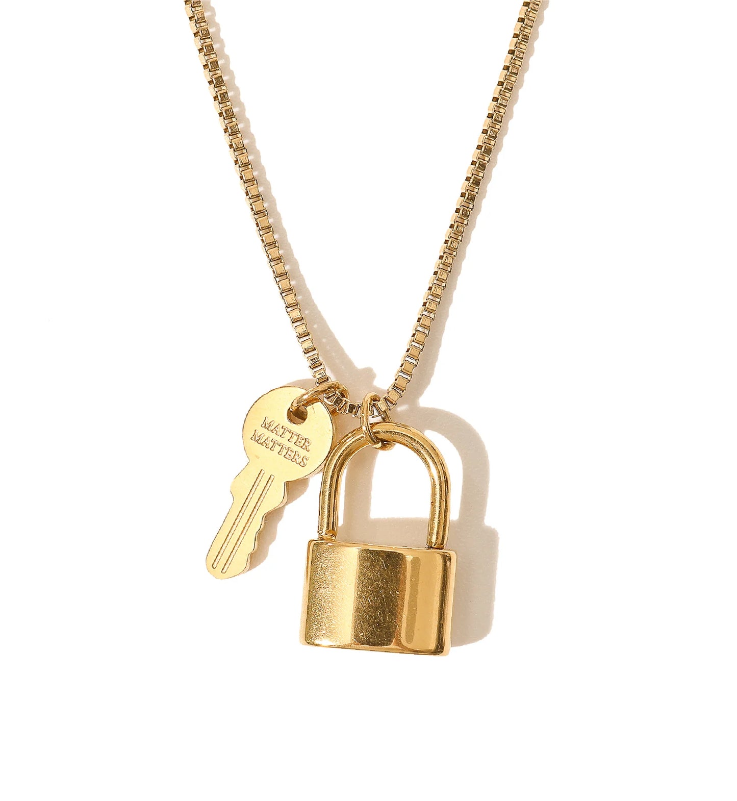 Matter Matters Unlock Secrets Key & Lock Necklace