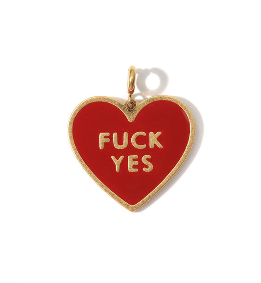 Matter Matters Fuck Yes Pendant • Red / Reversible
