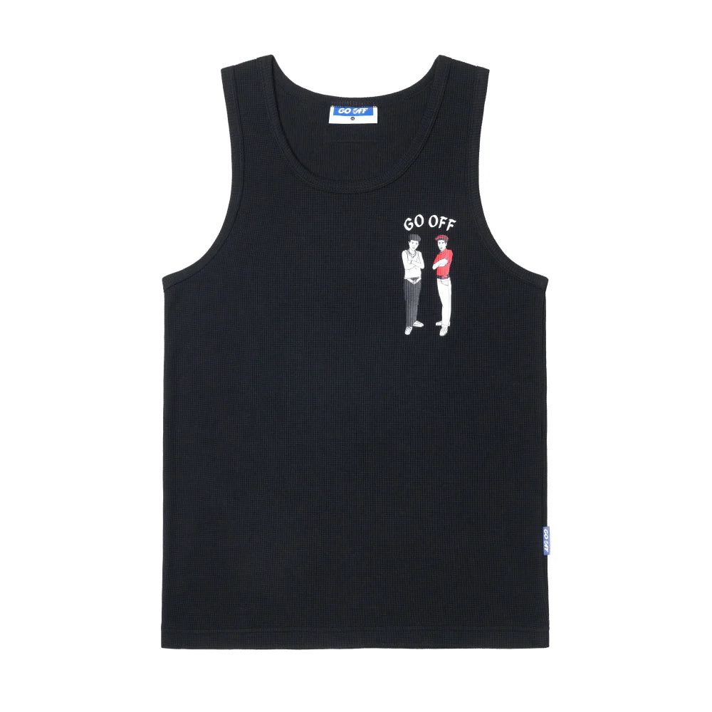 GO OFF Waffle-Knit Tank