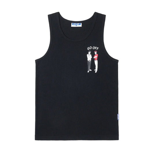 GO OFF Waffle-Knit Tank