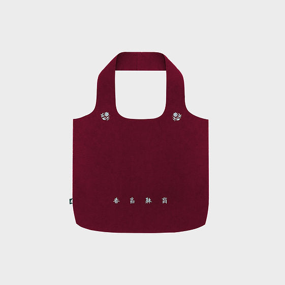 ISLA Packable Crest Tote (BURGUNDY)