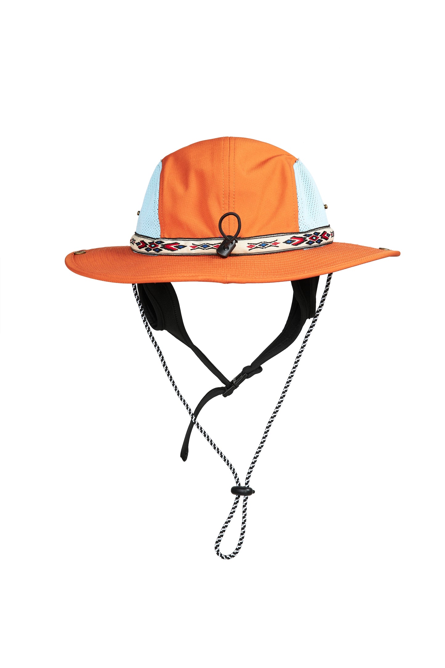 CHILLHANG 民族衝浪漁夫帽(藍 x 橙)