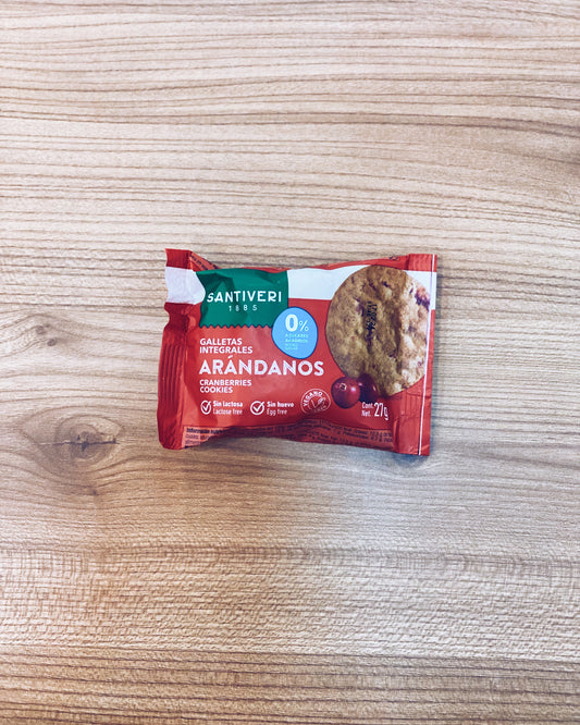 無添加糖全素蔓越苺全麥曲奇餅 27克｜No Added Sugar Vegan Cranberries Digestive Biscuits 27g