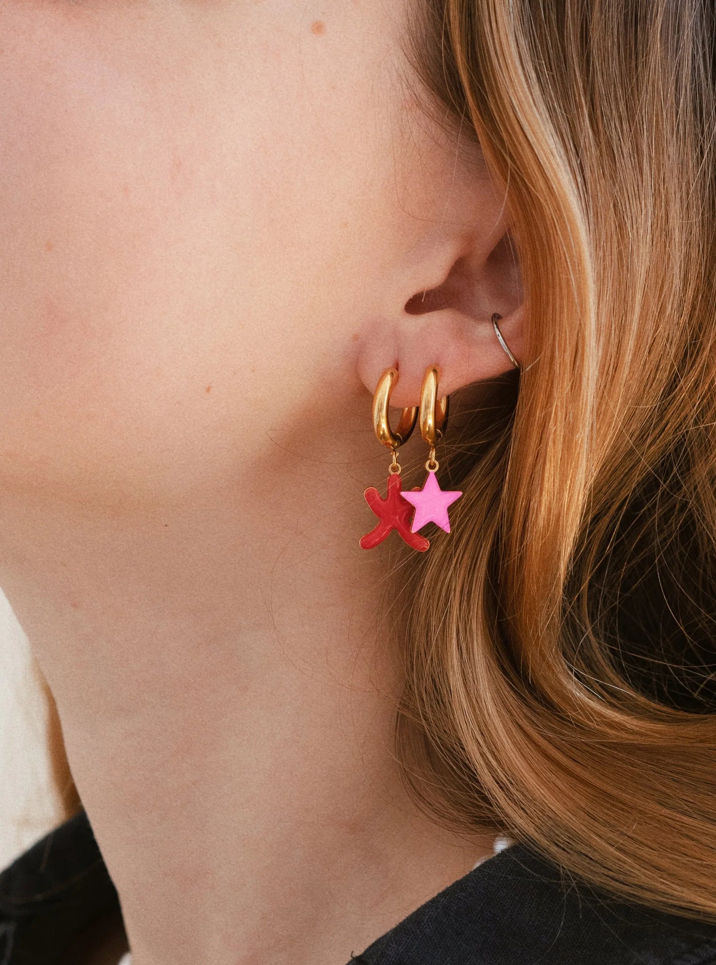 Matter Matters Universe / Mars Earrings • Red
