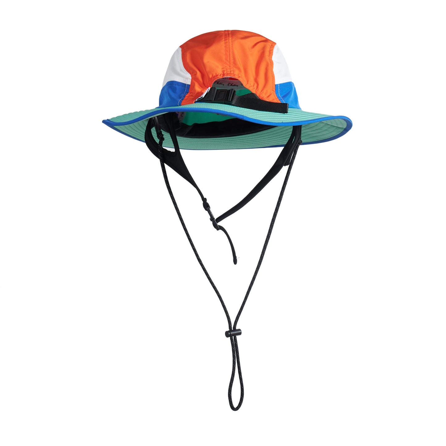 CHILLHANG 拼色衝浪漁夫帽(藍 x 橙)