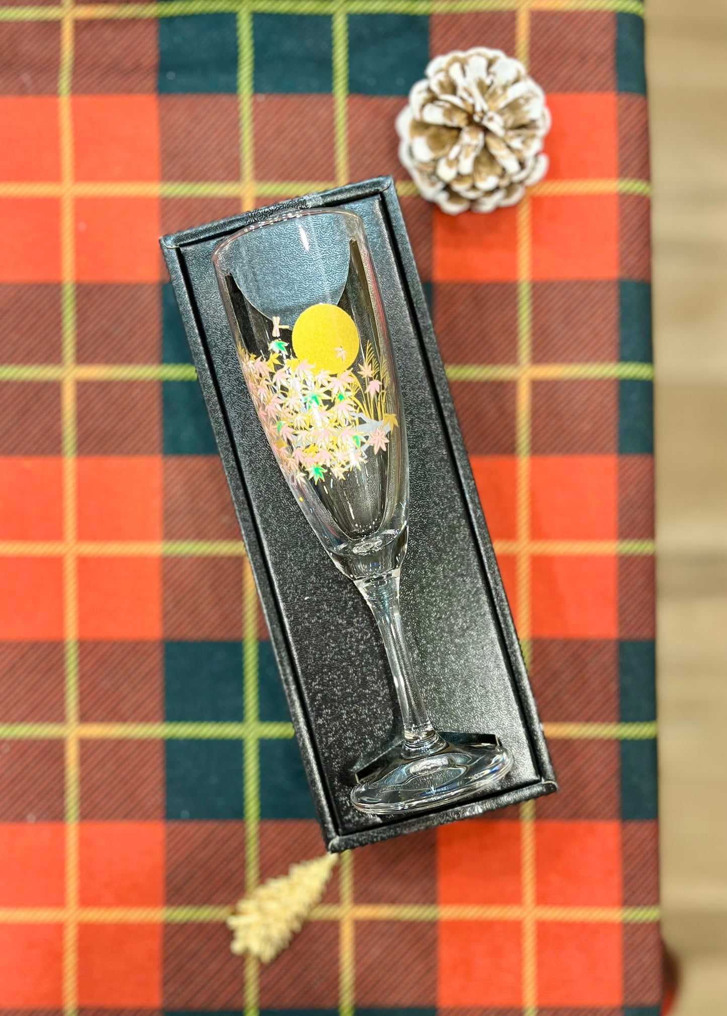 日本製 冷感變色紅葉香檳杯 | Made in Japan Autumn Leaves Champagne Glass