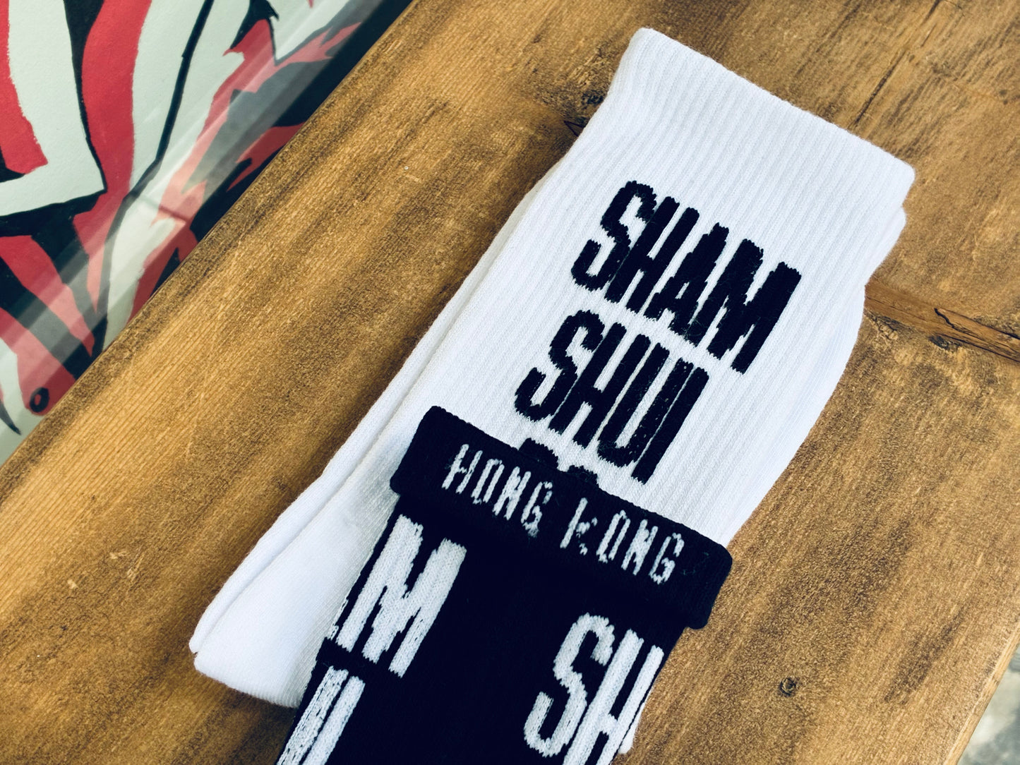 YEARS SOCKS - SHAM SHUI PO (BLACK / WHITE)