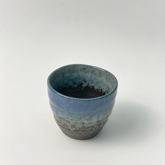 日本製唐津燒杯子(藍啡色)｜Japanese Karatsu Ware Mug (Blue x Brown)