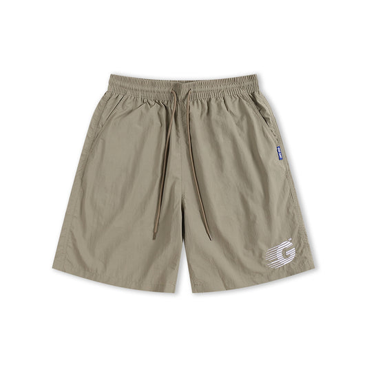 GO OFF G Logo Quick-Dry Shorts (Khaki)