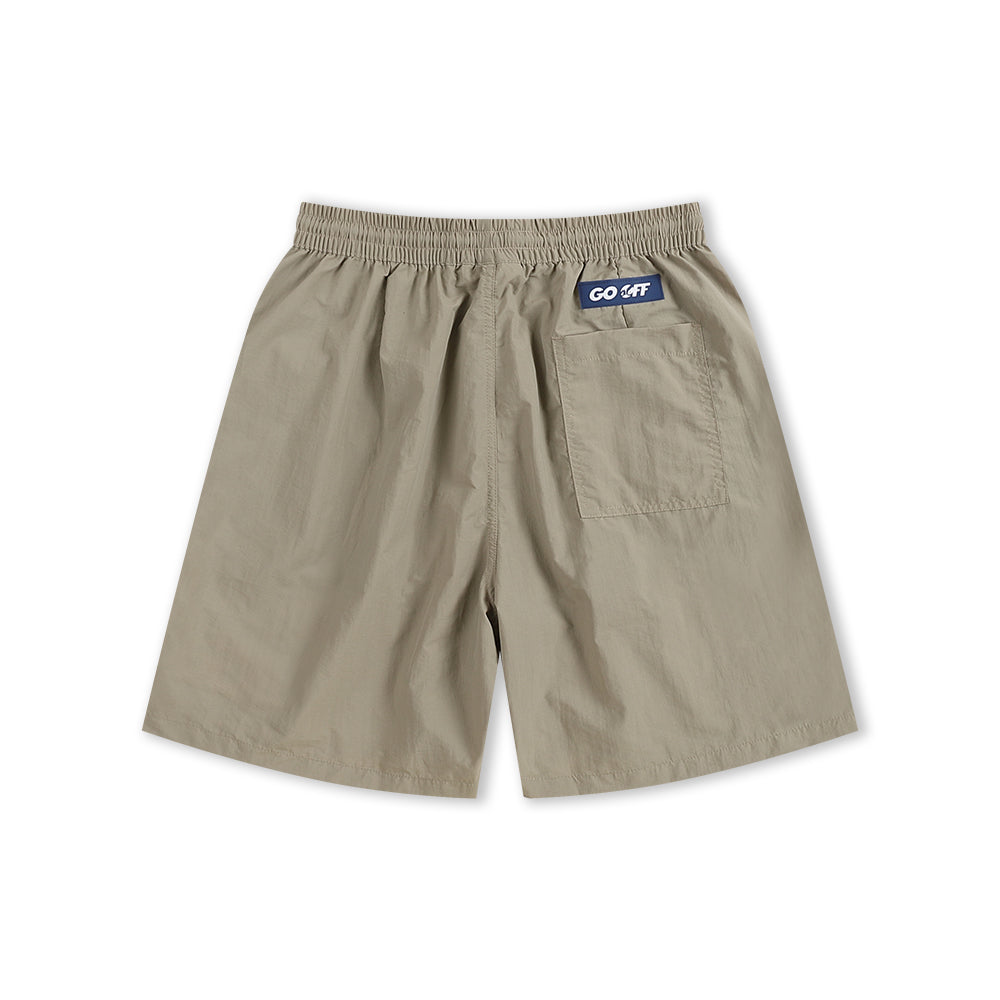 GO OFF G Logo Quick-Dry Shorts (Khaki)