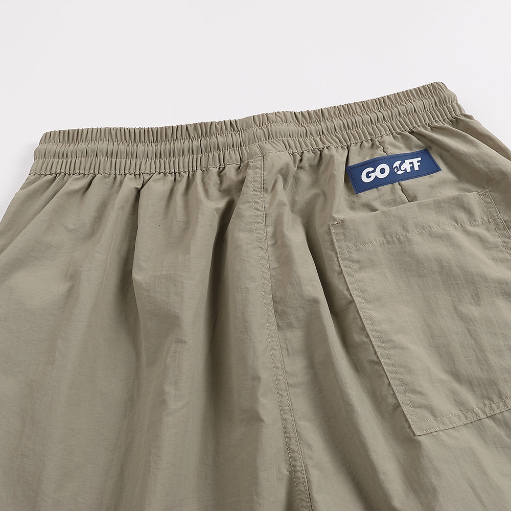 GO OFF G Logo Quick-Dry Shorts (Khaki)