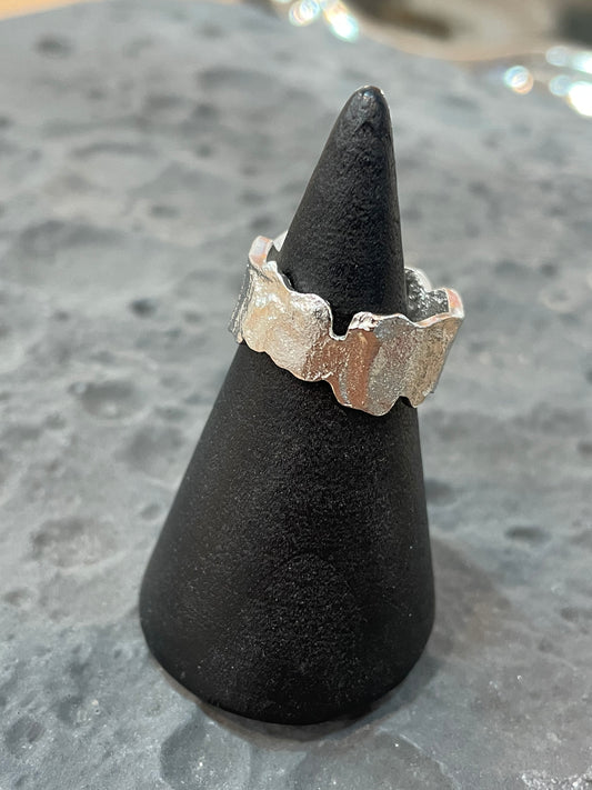 Hugbubble - Burnt Texture Ring