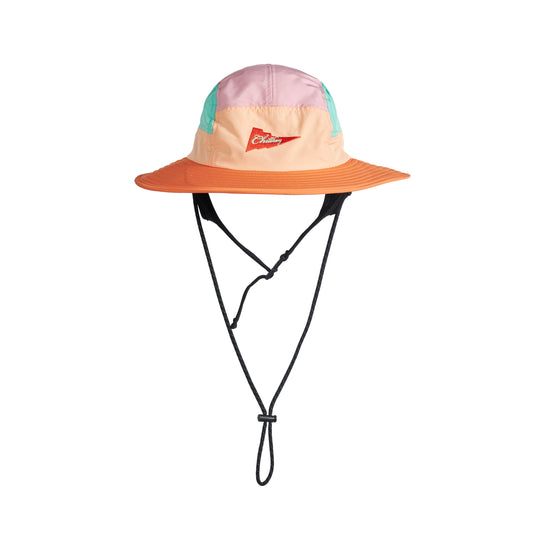 CHILLHANG 拼色衝浪漁夫帽(粉紅 x 橙)