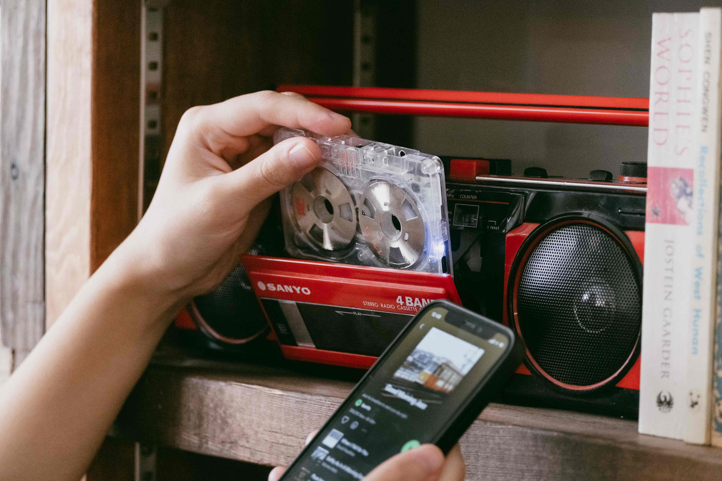NINM LAB - IT’S REAL Bluetooth Speaker + Cassette Player Combo