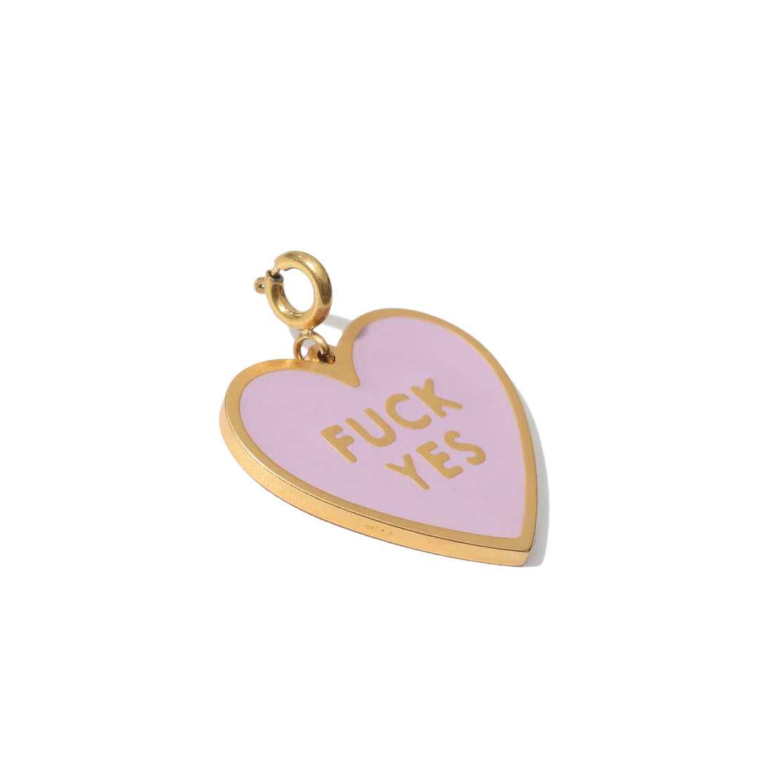 Matter Matters Fuck Yes Pendant • Dusty Pink / Reversible