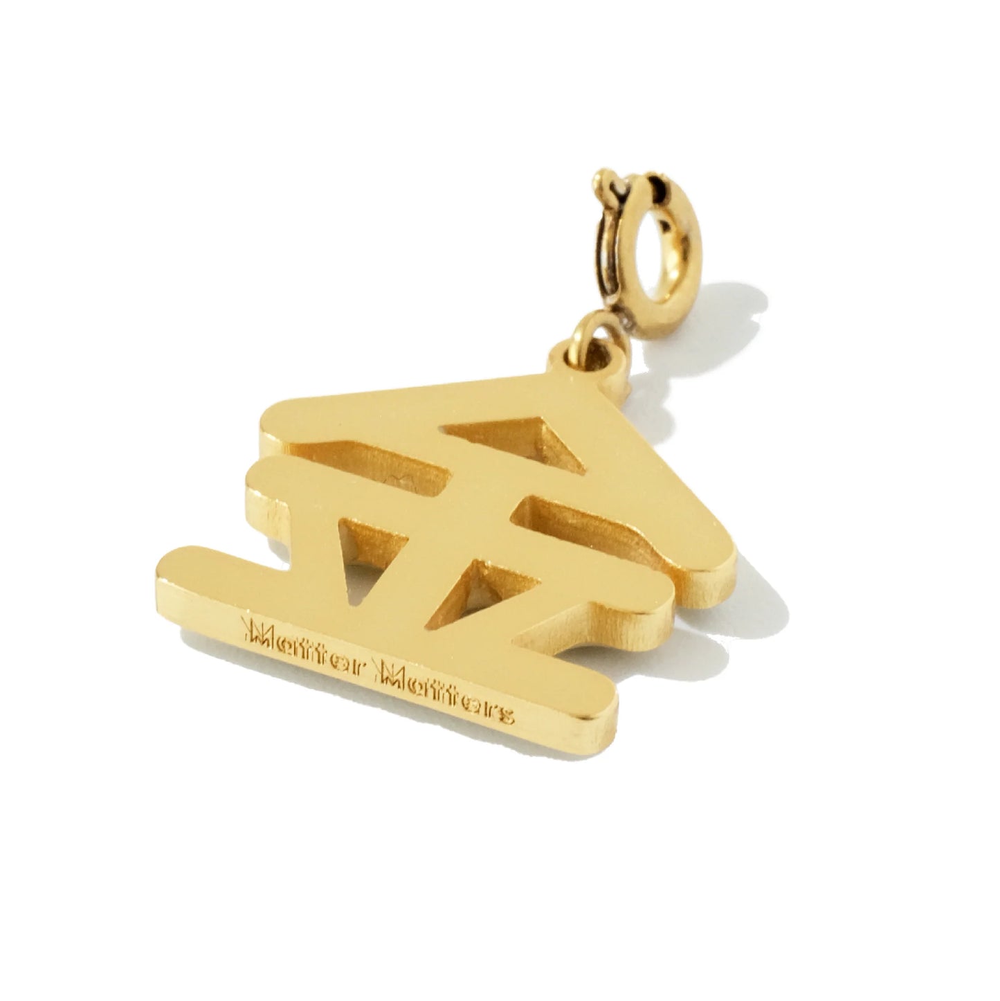 Matter Matters Five Elements / Metal Pendant • Gold & Beige