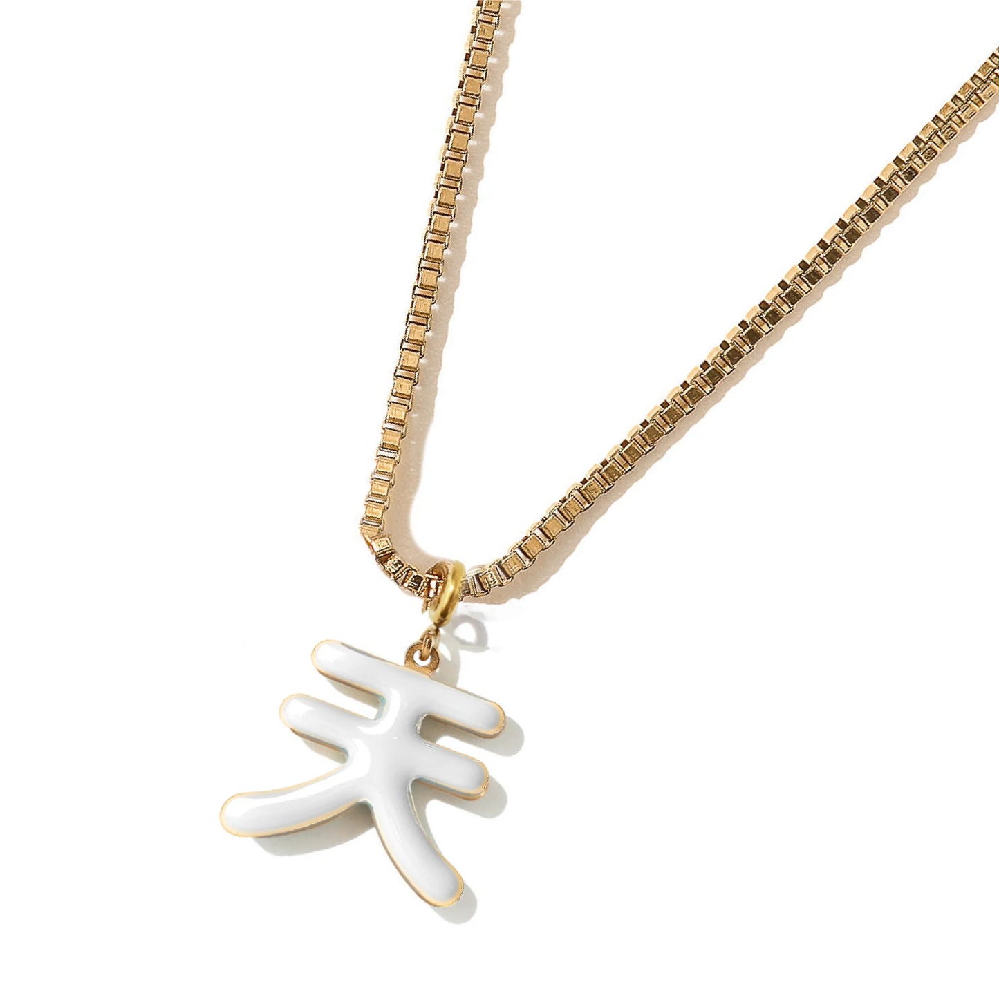 Matter Matters Five Elements / Divine Pendant • Beige & White