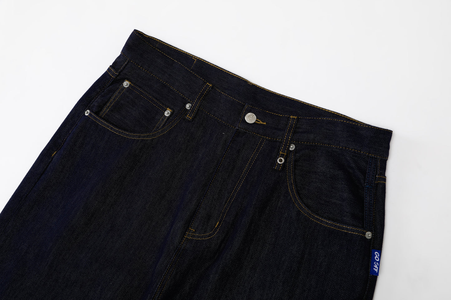 Denim Wide Straight-Leg Jeans
