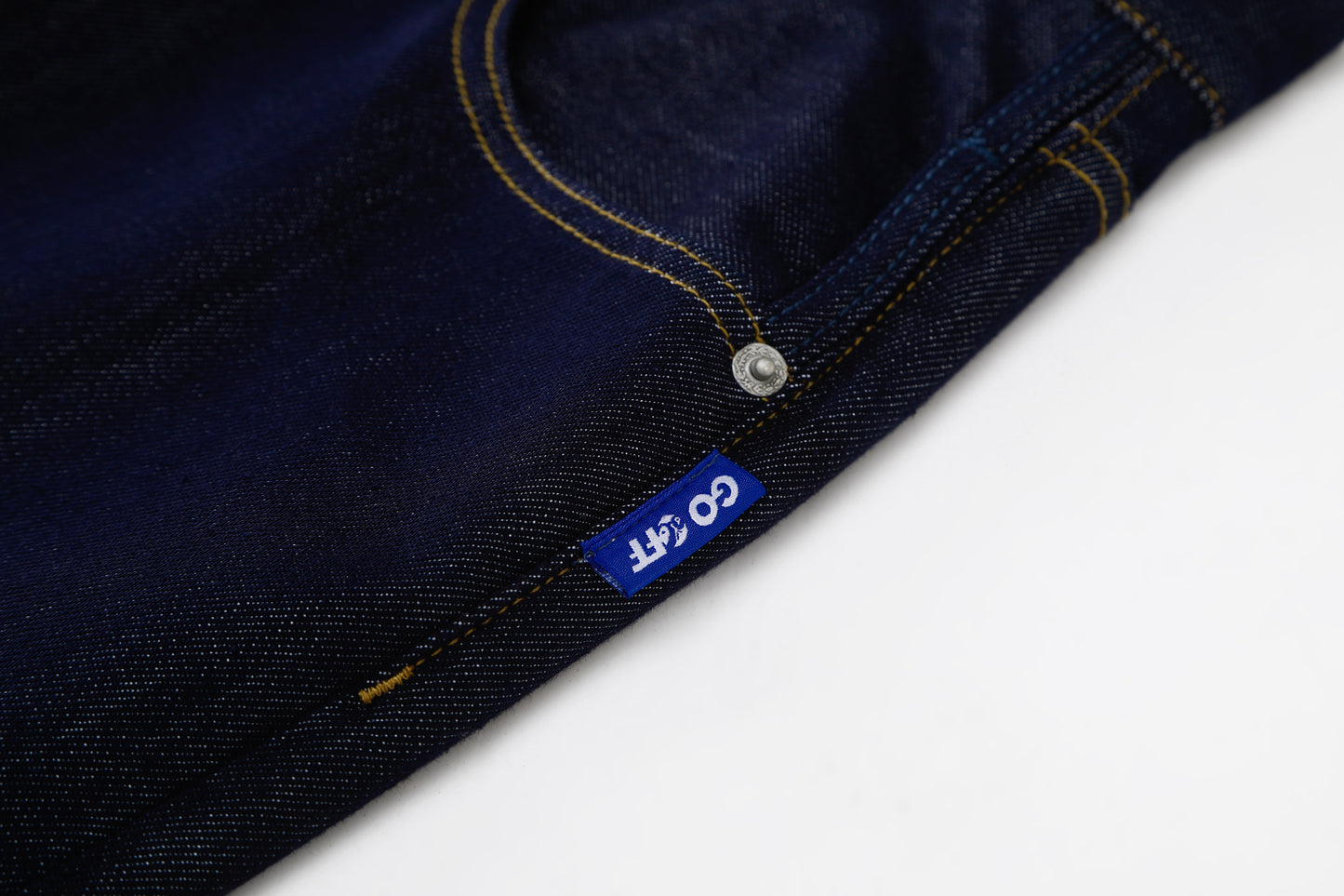 Denim Wide Straight-Leg Jeans