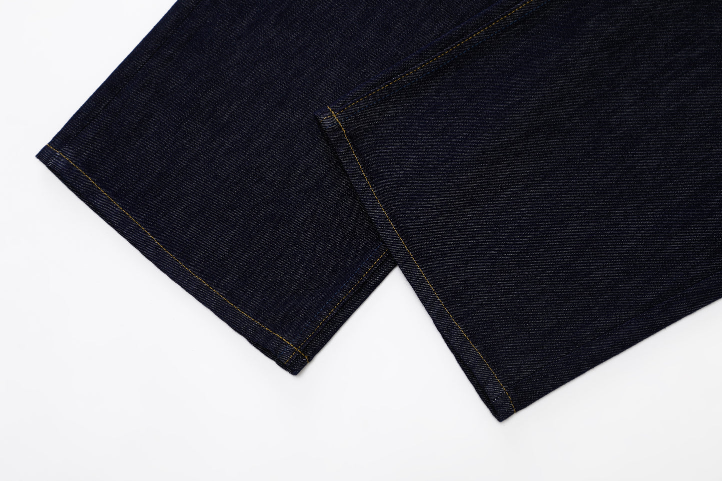 Denim Wide Straight-Leg Jeans
