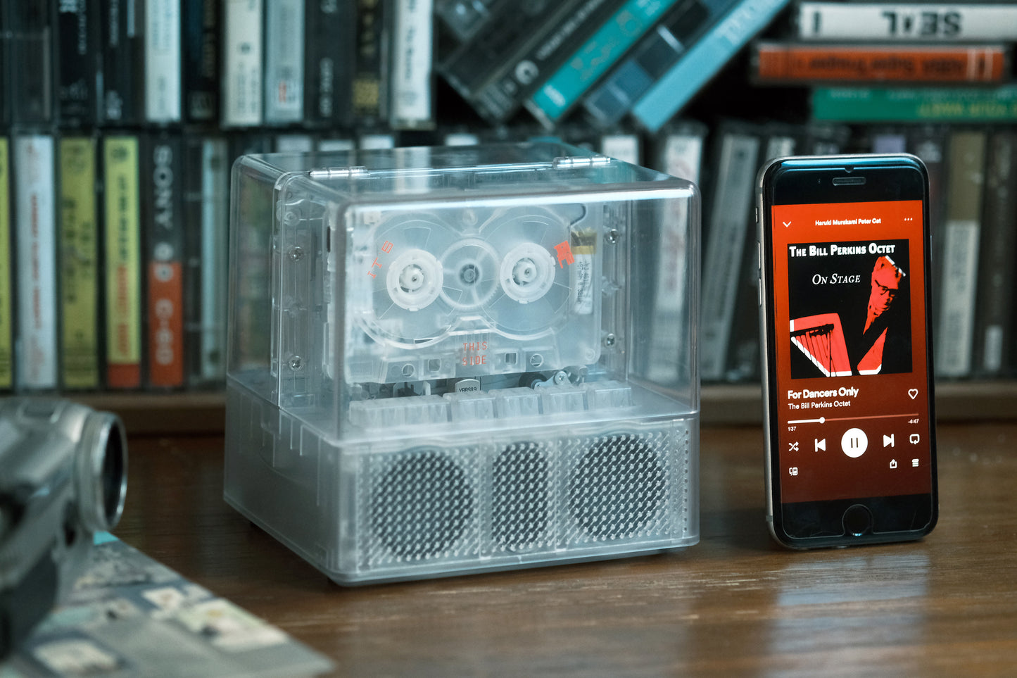 NINM LAB - IT'S REAL - Bluetooth Speaker + Cassette Player Combo [Transparent Edition]
