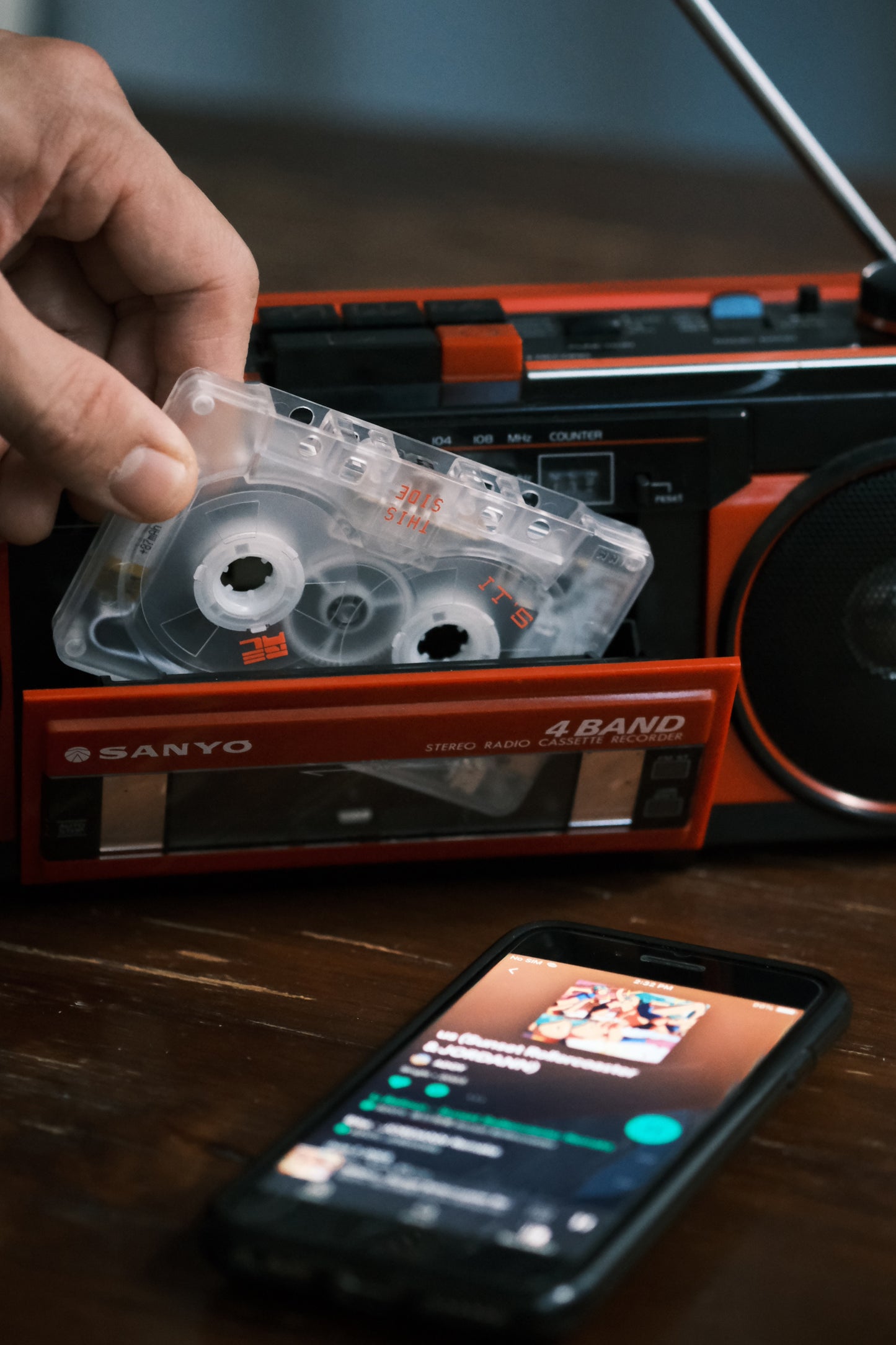 NINM LAB - IT'S REAL - Bluetooth Speaker + Cassette Player Combo [Transparent Edition]