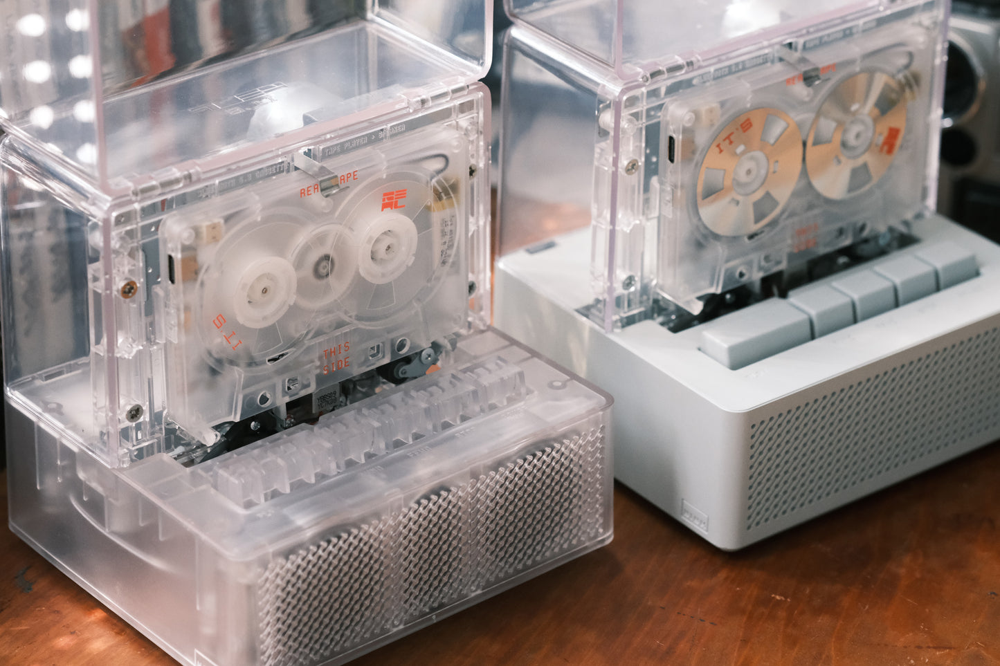NINM LAB - IT'S REAL - Bluetooth Speaker + Cassette Player Combo [Transparent Edition]