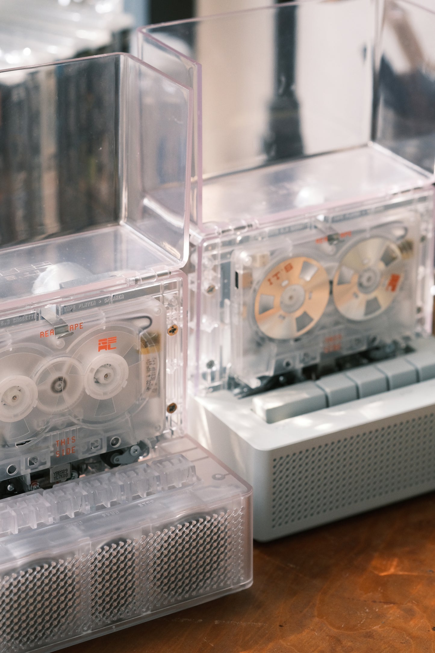 NINM LAB - IT'S REAL - Bluetooth Speaker + Cassette Player Combo [Transparent Edition]