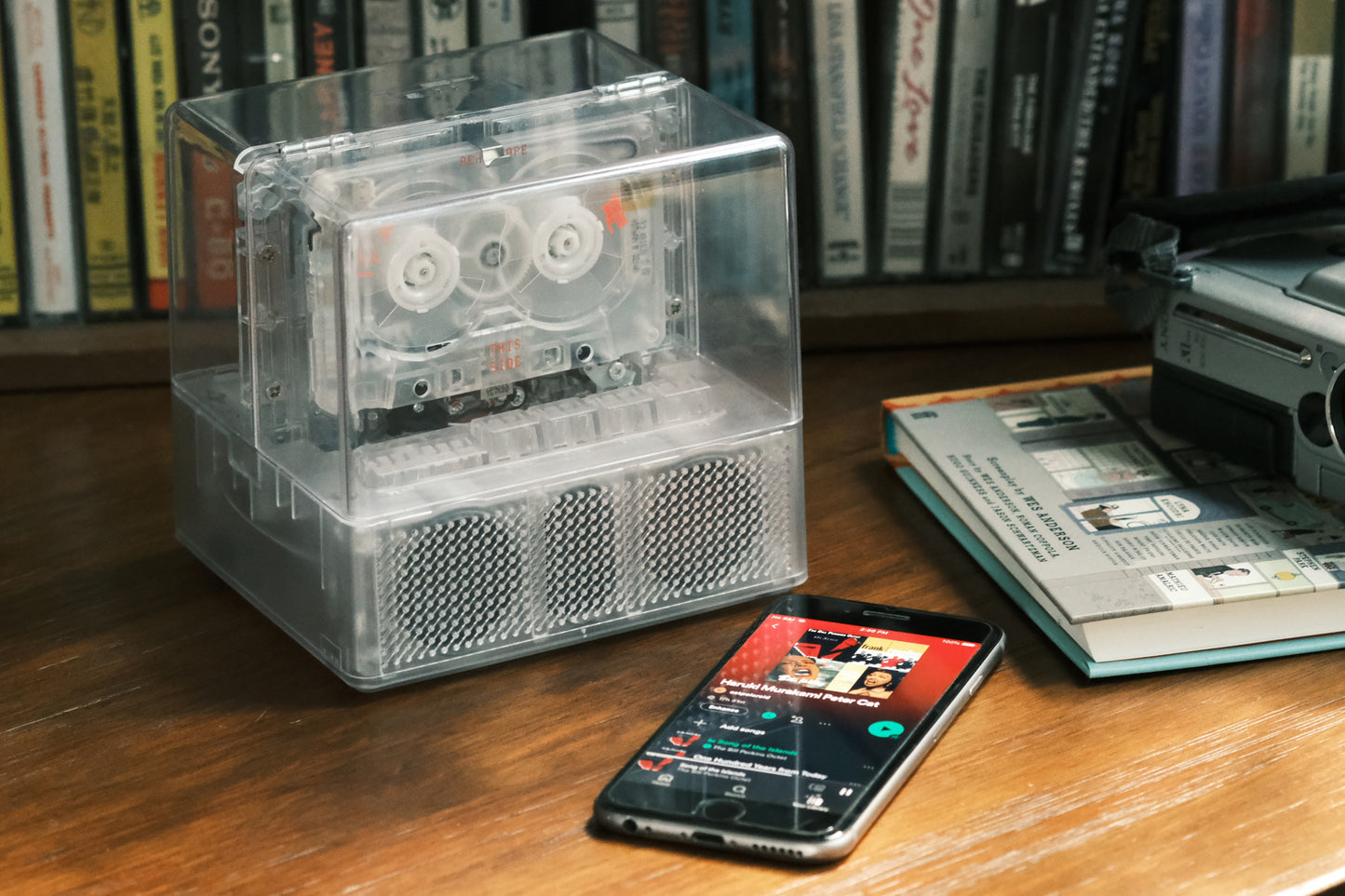 NINM LAB - IT'S REAL - Bluetooth Speaker + Cassette Player Combo [Transparent Edition]