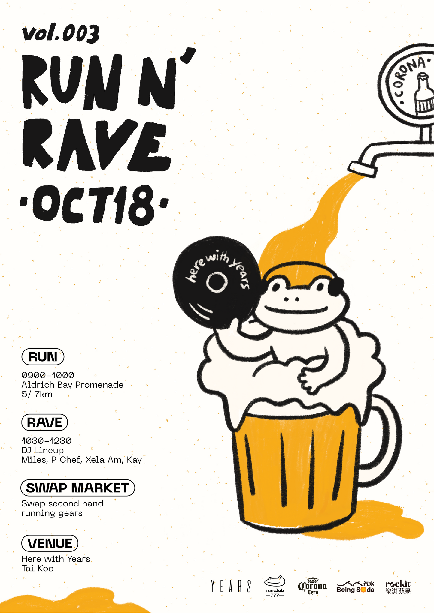 [Early Bird] Run N’ Rave Vol.003 × Here with Years